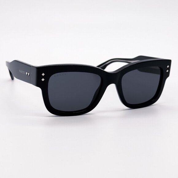 NEW GUCCI GG1217S 001, CAT EYE BLACK FRAME SUNGLASSES GUCCI - Picture 9 of 13